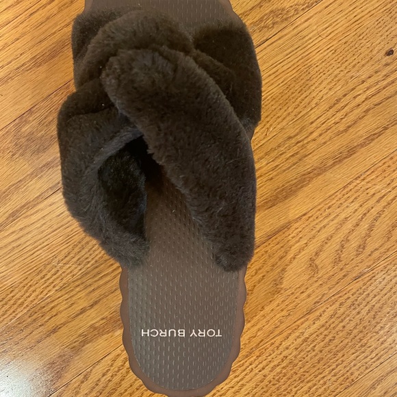 Tory Burch wedge. Gold with brown upper. Size 8 brand new - Picture 2 of 4